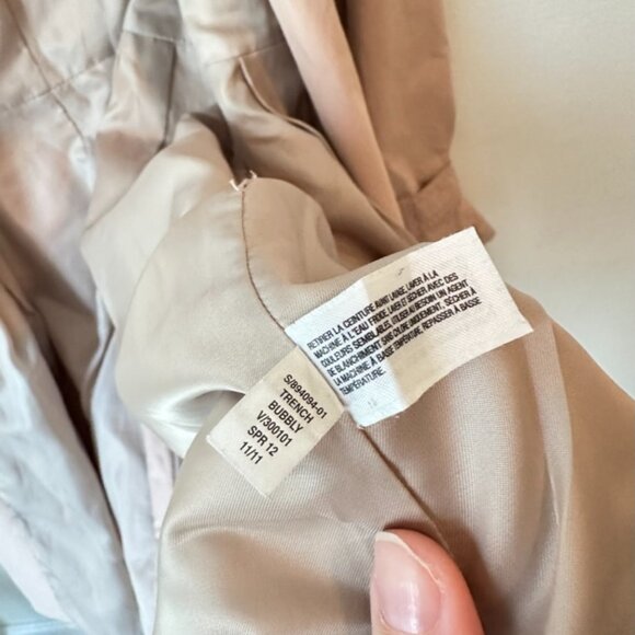 Gap pale pink women's trench coat - Picture 7 of 8